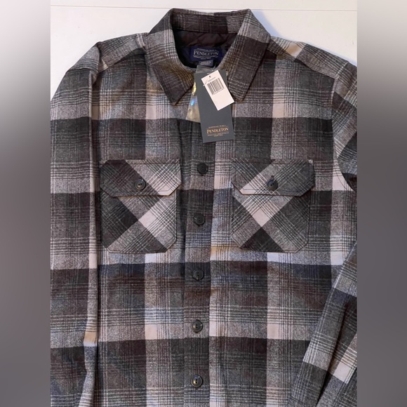Pendleton Jackets & Coats Pendleton Ombr Plaid Cpo Quilted Wool